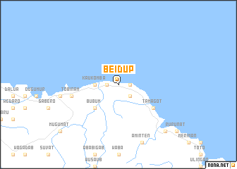 map of Beidup