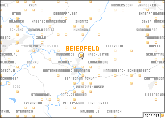 map of Beierfeld