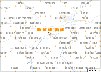 map of Beiershausen