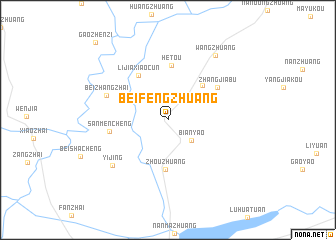 map of Beifengzhuang