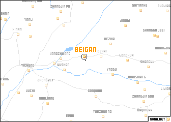 map of Beigan