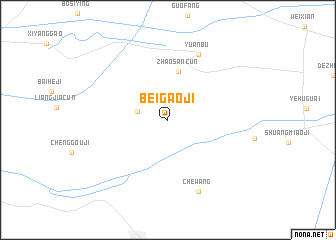 map of Beigaoji