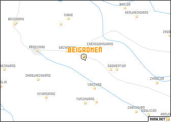 map of Beigaomen