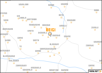 map of Béigi