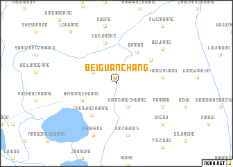 map of Beiguanchang