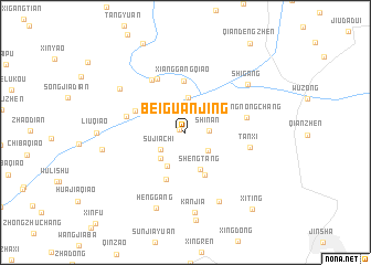 map of Beiguanjing