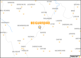 map of Beiguanqiao