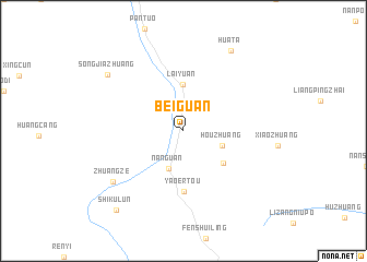 map of Beiguan