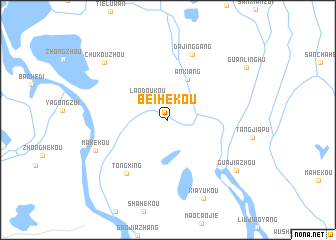 map of Beihekou
