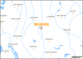 map of Beihekou