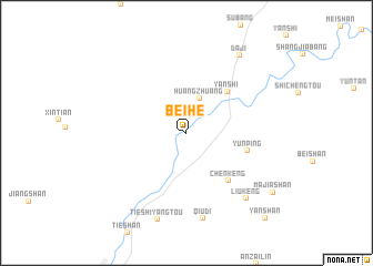 map of Beihe