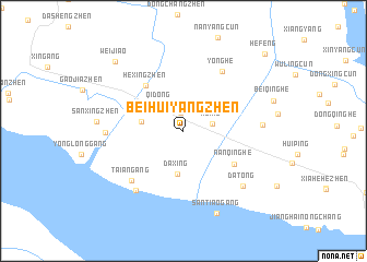 map of Beihuiyangzhen