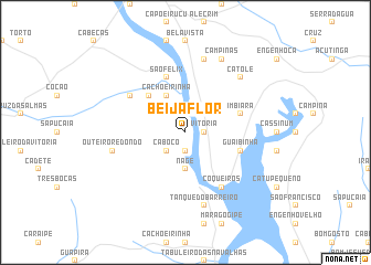 map of Beija-Flor