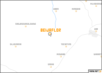 map of Beija-Flor