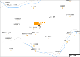 map of Beijian