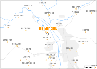 map of Beijiaoqu