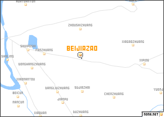 map of Beijiazao