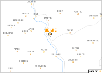 map of Beijie