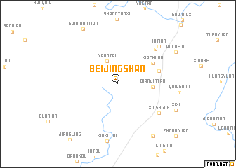 map of Beijingshan