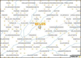 map of Beijós