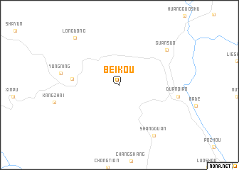 map of Beikou