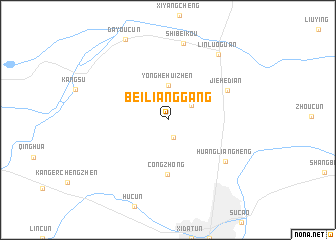 map of Beilianggang