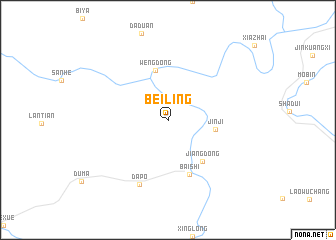 map of Beiling