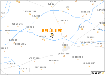 map of Beiliumen