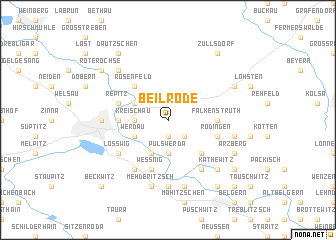 map of Beilrode