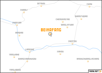 map of Beimafang