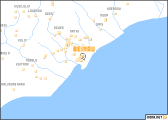 map of Beimau