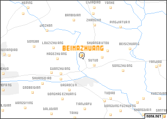 map of Beimazhuang