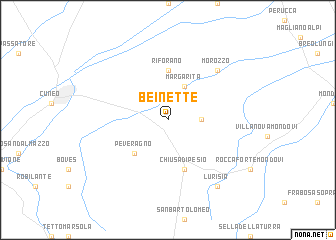 map of Beinette