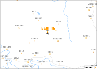 map of Beining