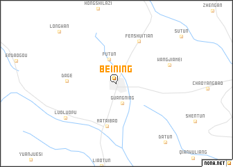 map of Beining