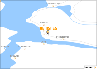 map of Beinsnes