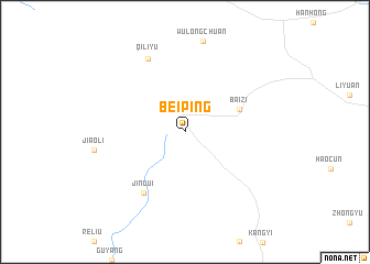 map of Beiping