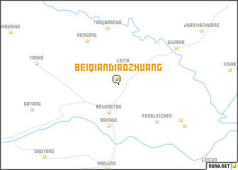 map of Beiqiandiaozhuang