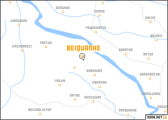 map of Beiquanhe