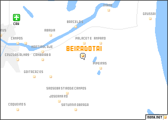 map of Beira do Taí
