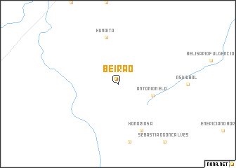 map of Beirão