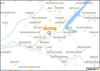 map of Beirão