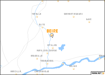 map of Beire