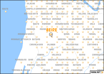 map of Beire