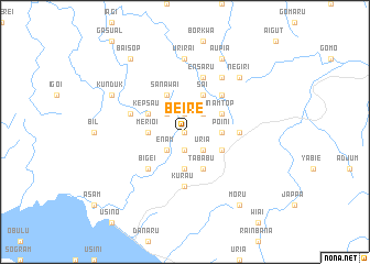 map of Beire