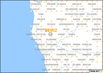 map of Beiriz