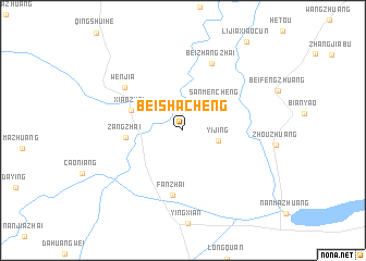 map of Beishacheng