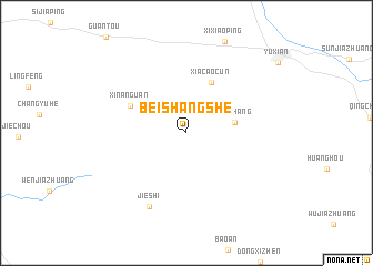 map of Beishangshe