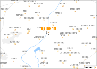 map of Beishan