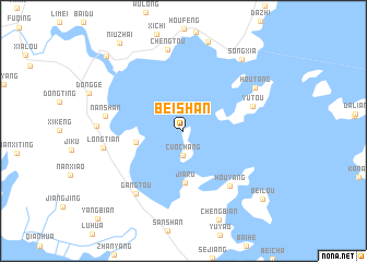 map of Beishan